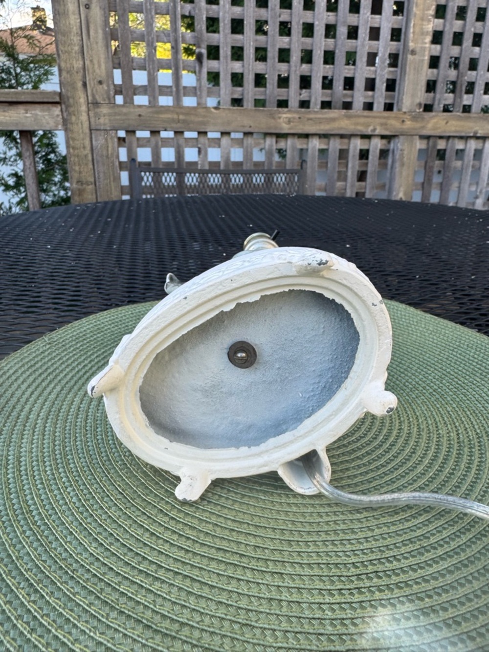 Vintage parakeet lamp - Picture 8 of 9